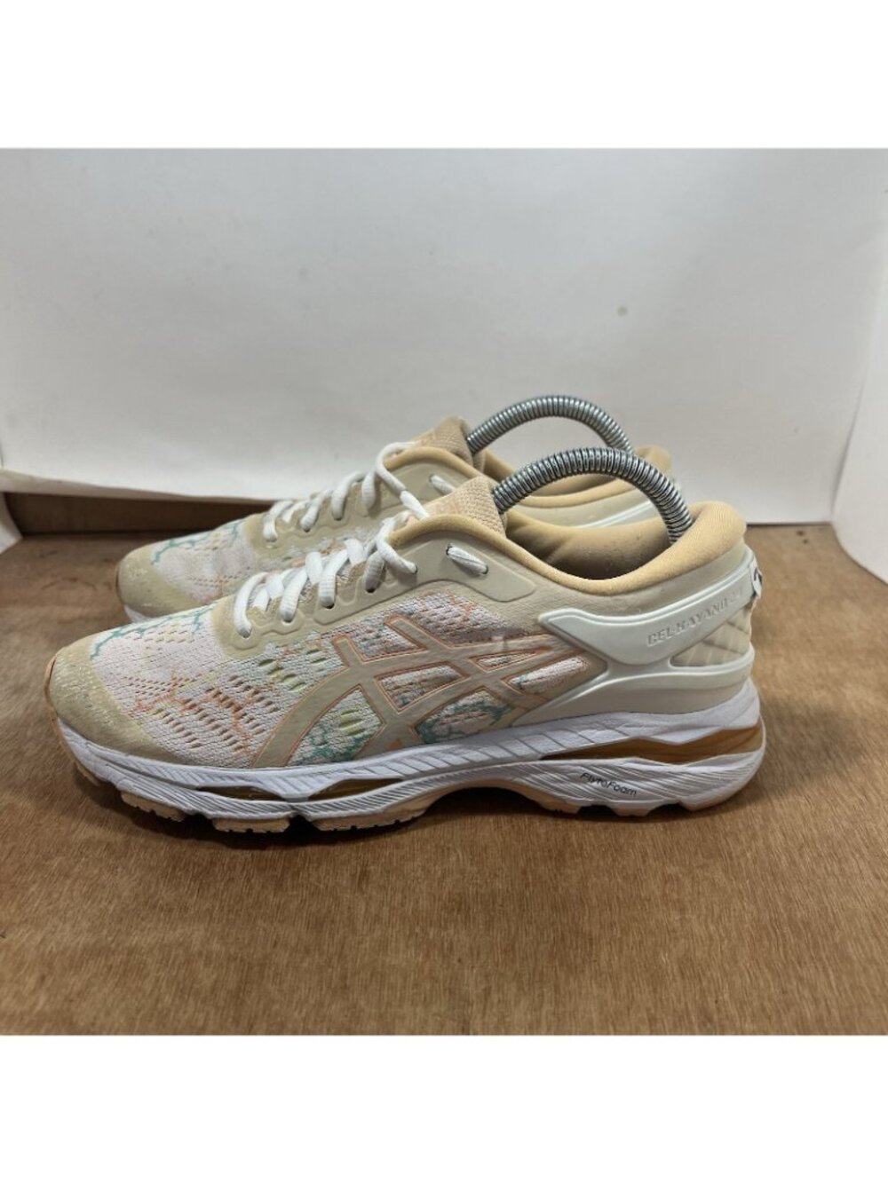 Asics Gel-Kayano 24 Lite Show Womens Size 8 Orange White Running Shoes Sneakers - Picture 3 of 8